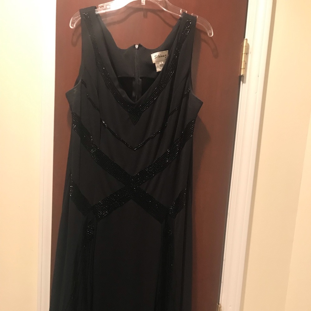 Long black dress